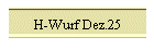 H-Wurf Dez.25